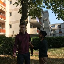 Mathis Flavin et Thomas Langeron